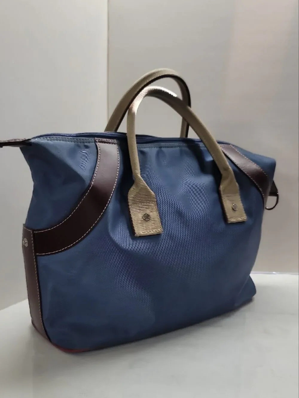 Lancel Nylon Travel Bag